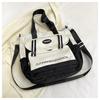 Borsa da Fitness alla Moda Borsa da Viaggio Impermeabile Grande Capacità Multitasche Tessuto di Nylon Borsa Sportiva Borsa da Palestra