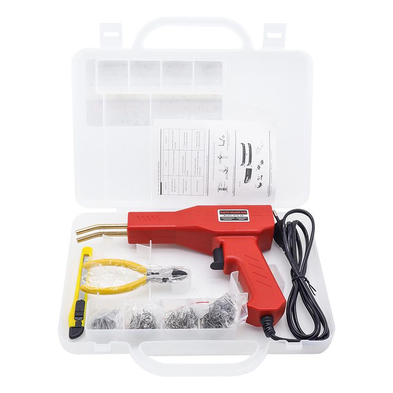 Plastic Welder Repair Tool: Hot Melt Welding Gun for Car Bumpers and Toys.