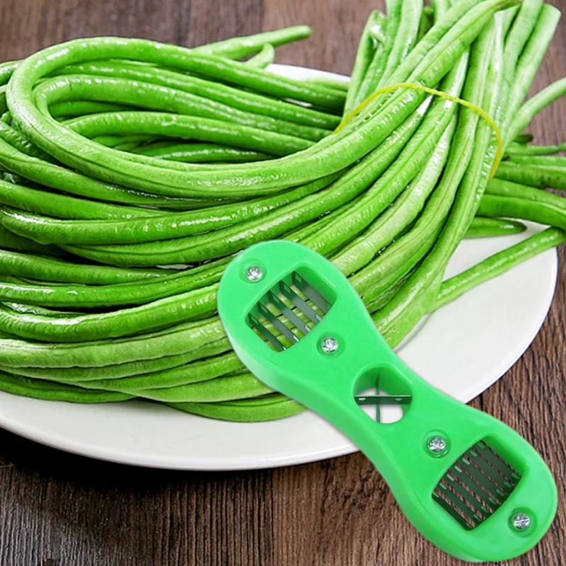 Slicer Vegetable Cutter Handheld Beans Vegetable Slicer Stainless Steel Shredded Cutter Portable Vegetable Cutter Compact Safe