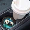 2PCS Car Coasters, Non-Scratch Silicone Cup Holders, Wear-Resistant Thermal Pads, Protect Against Burns Scratches Stains for Travel Home Bar
