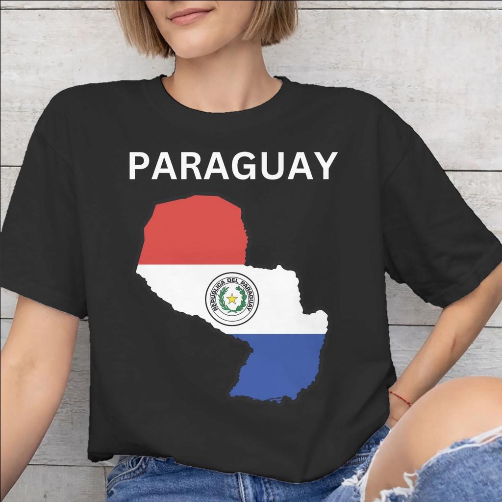 Paraguay Flag Tee Shirt for Unisex Unisex Gift T Shirts Cotton Clothes