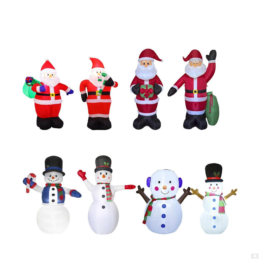Christmas Inflatable Decoration Ornament Funny Figure with Lights Xmas Decor