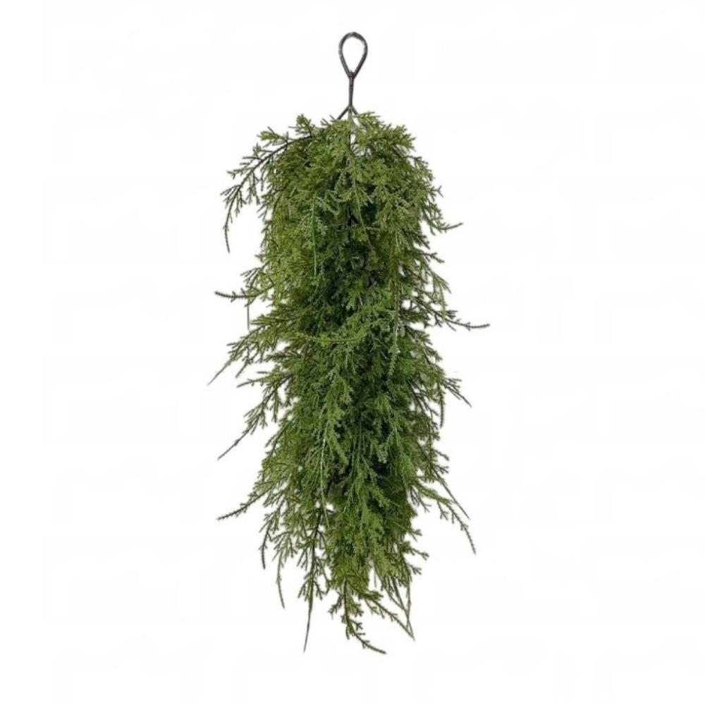 With Red Berries & Pine Cones Christmas Teardrop Door Swag DIY Hanging Door Greenery  Front Door