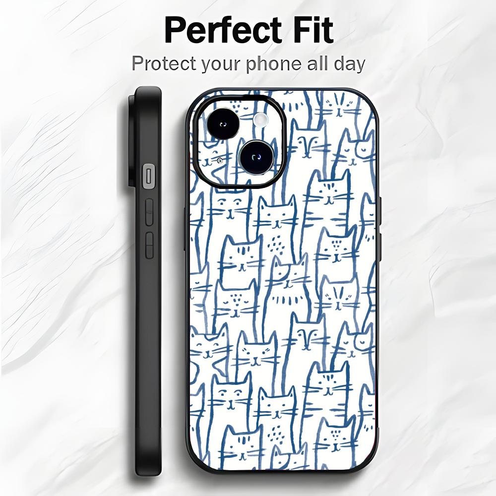 Sweet Adorable Pet Cute Cat Phone Case Phone Case Soft Packaging Lightweight For iPhone17 16 15 14 13ProMax
