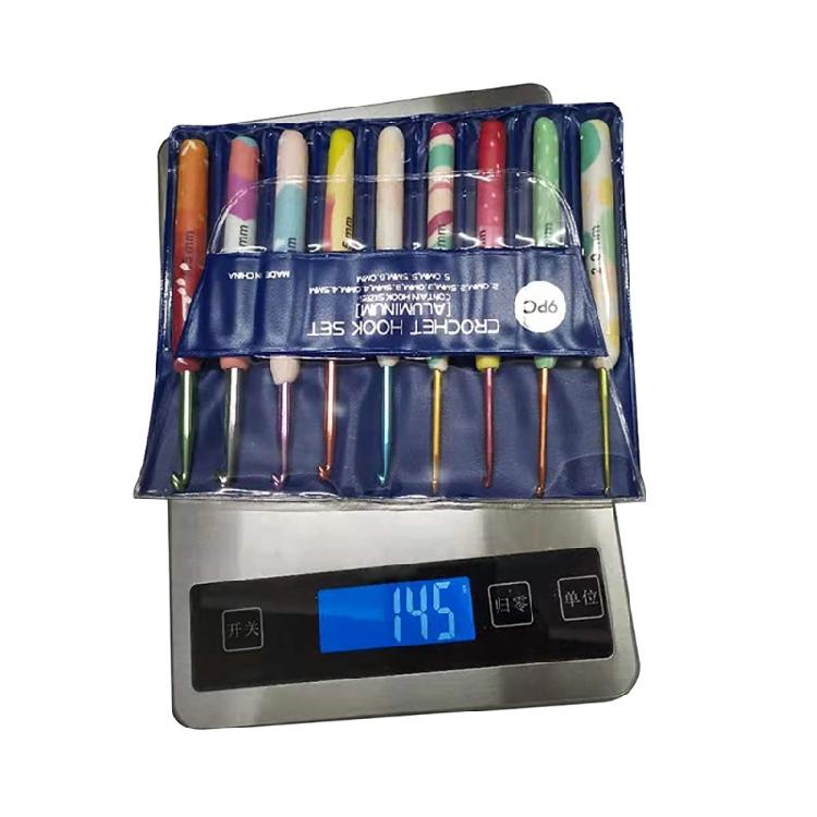 9 ks Ergonomická rukojeť Háček na háčkování Ergonomická sada háčků na háčkování Háček na háčkování pro háčkování Tkaní 2,0 mm - 6 mm