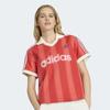 Adidas Women Loose Fit V Neck Jersey Top