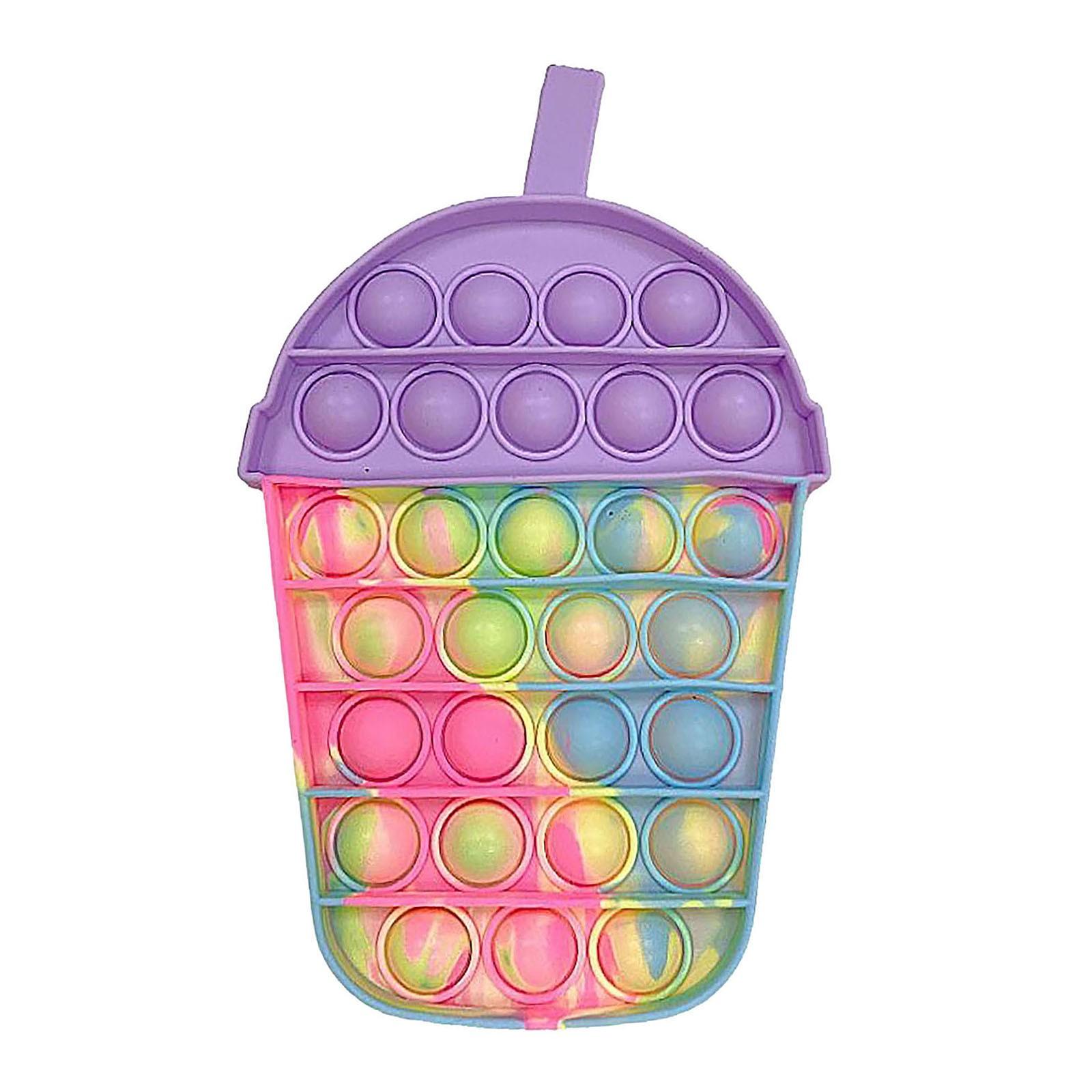 Cup-shaped Bubble Gadget Sensory Toy, Children s Silicone Decompression Toy