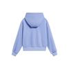 Li Ning Sports Lifestyle Series Hooded Solid Color Pullover Long Sleeve Sweatshirt Women Sweatshirt River-Gray-Blue AWDU044-2