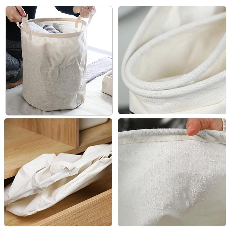 Foldable Laundry Basket Portable Laundri Hamper Dirty Cloth Organizer Home Laundry Storage Organization Toy Sundries Bucket Bins