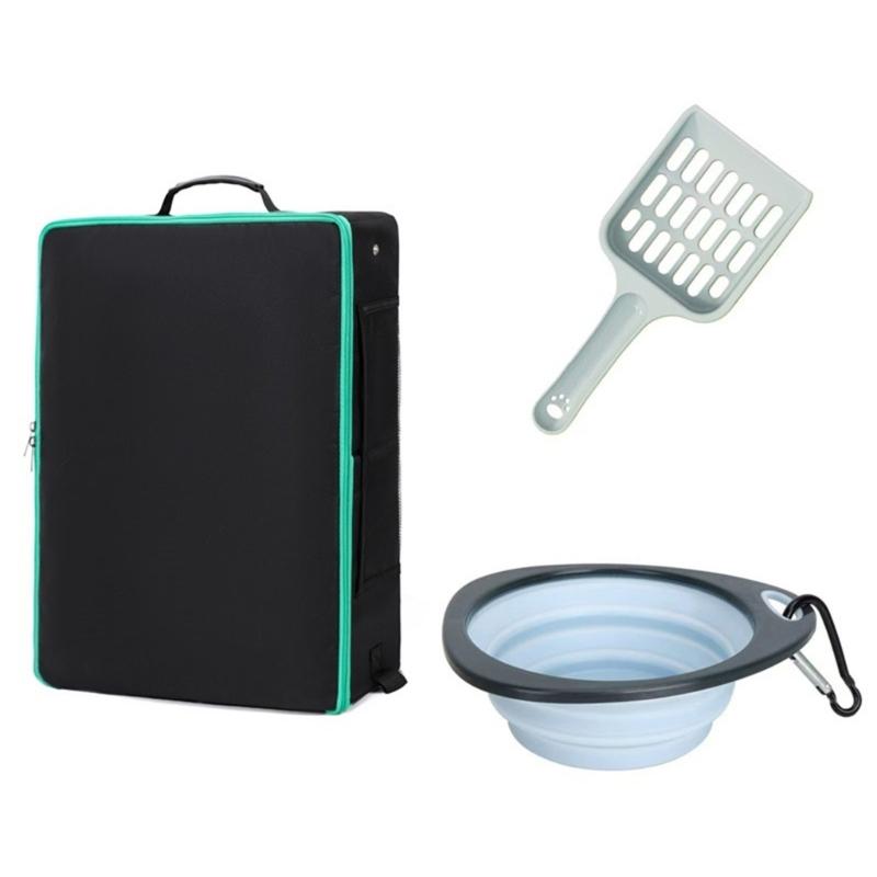 Cats Litter Pans With Handle Baffle Rabbit Litter Box Easy Cleaning No Residues Easy Cleaning Smooth Surfaces