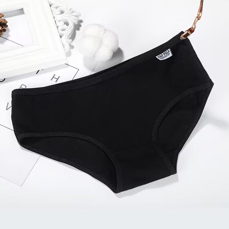 10 Stück Zufällige Farbe Damen Baumwoll-Slips Höschen Bonbonfarbene Unterhosen