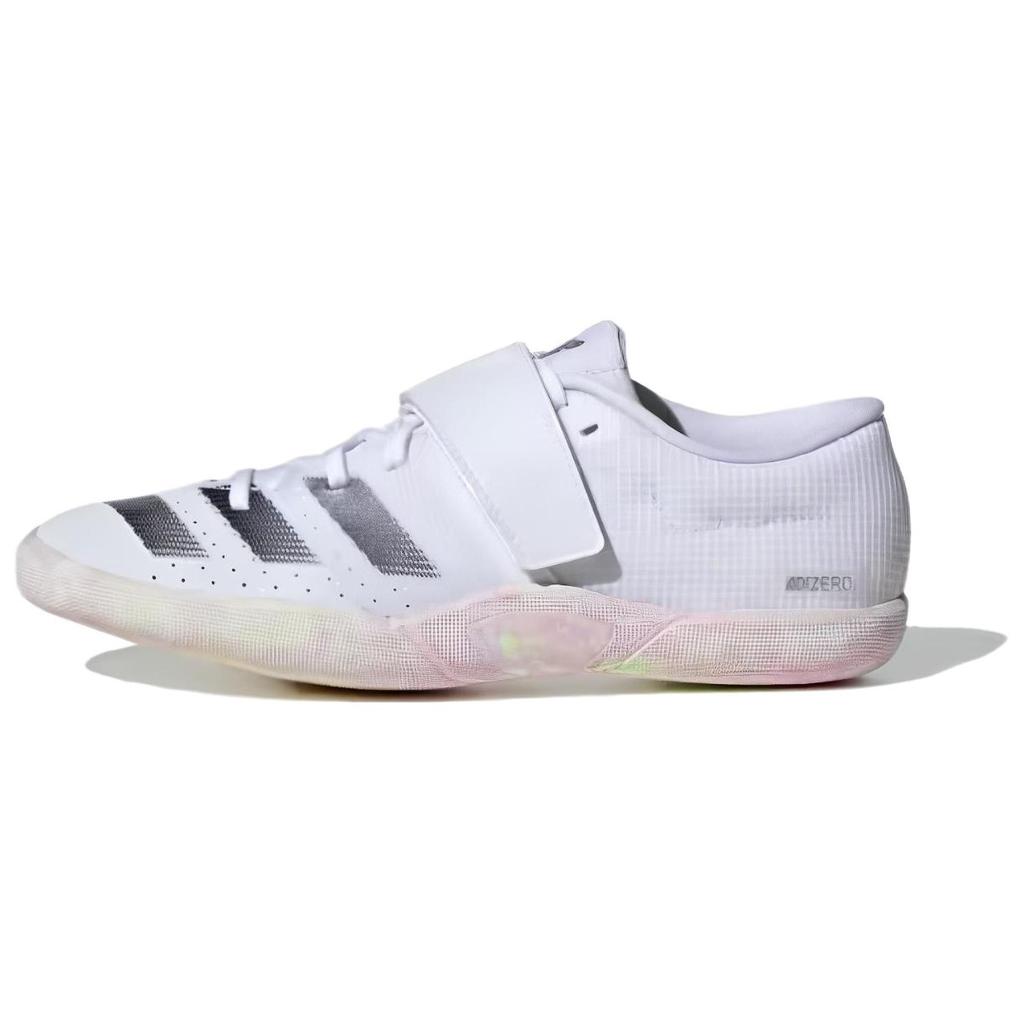 adidas Adizero Comfortable Versatile Shock Absorbing Non-Slip Low-Top Training Shoes Unisex Sneakers White Gray ID7238