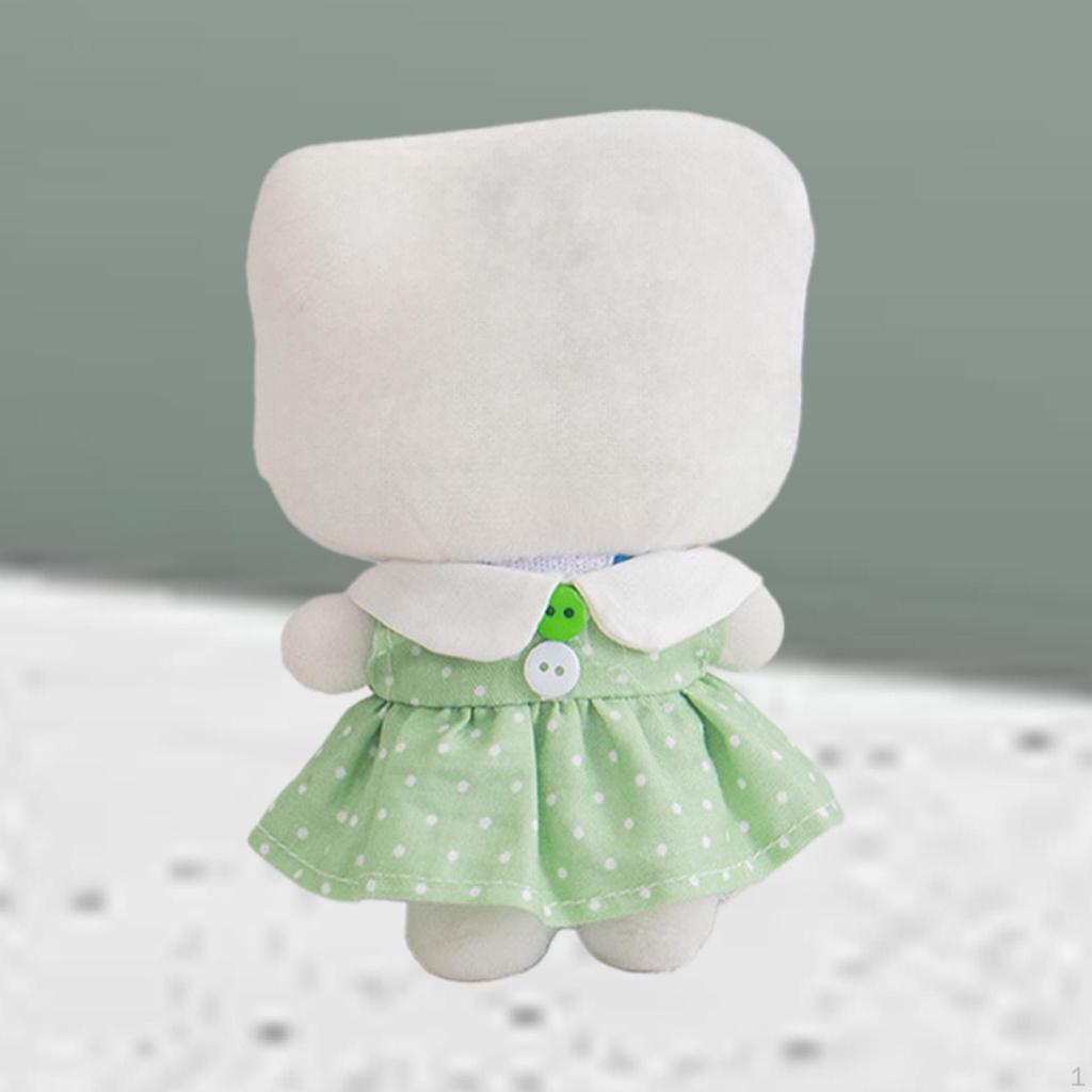 17cm Doll Skirt Decoration Soft Stuffed Toy Clothing for Children's Day