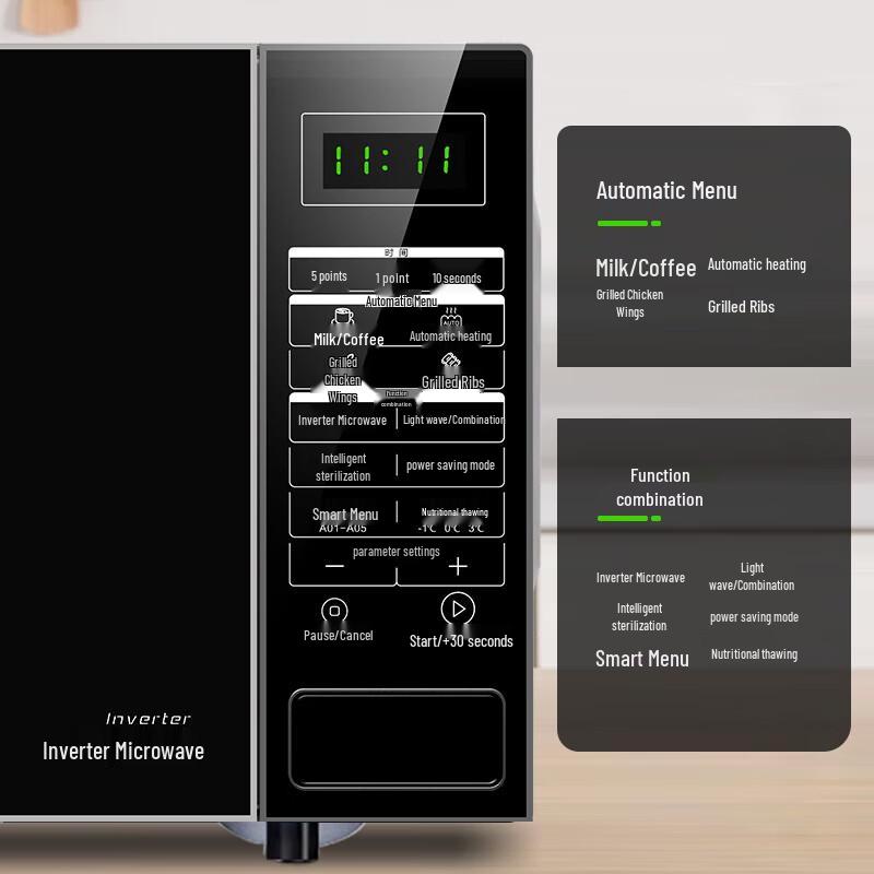 Galanz 23L Inverter Microwave Oven Grill Combo, 900W, Level 1 Energy Efficient