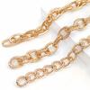 1 Meter Aluminum O-Shaped Twist Double Chain for DIY Necklace Bracelet Jewelry Making Clothing Bag Component Accessory Supplies