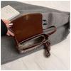 IELGY French Niche Saddle Bag Autumn Winter One-Shoulder High-End Retro All-Match Fashion Cross-Body Bag