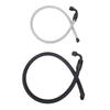 25Inch 6AN Power Steering Pump Hose Kit Pressure Proof Stainless Steel Woven Replacement for C10 LS Swap Connects Type 2