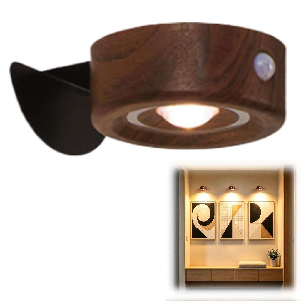 Wall Light Motion Sensor LED Spotlight for Bedroom Hallway Staircase Modern Home Decor Lighting Fixture