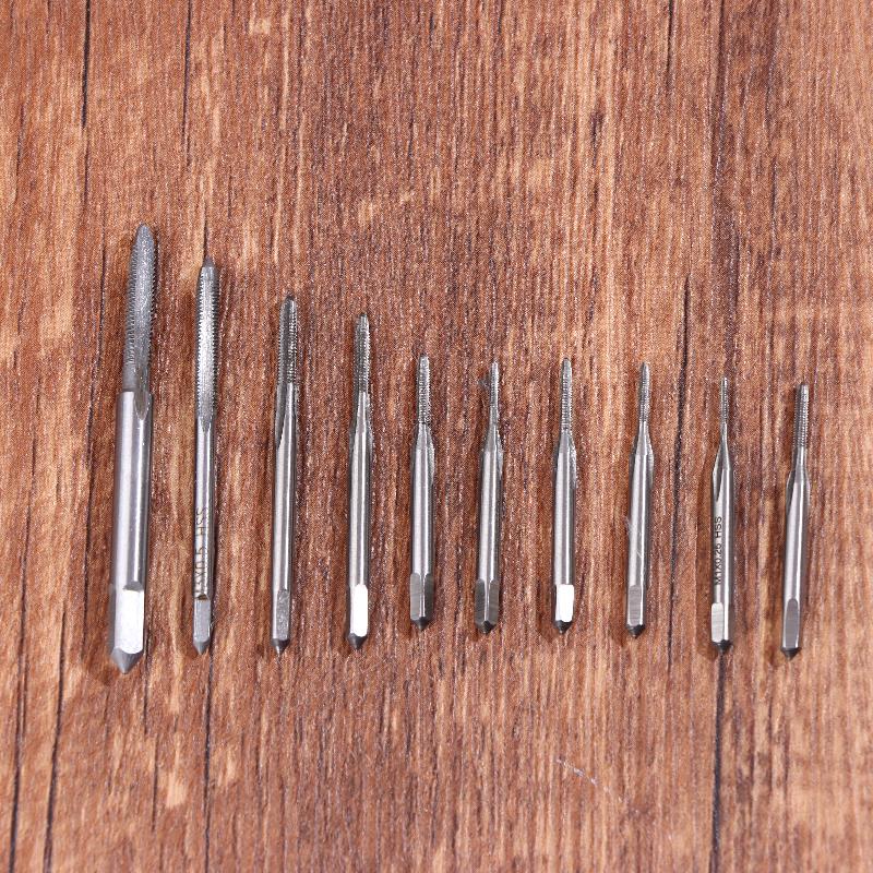 10Pcs Mini M1 To M3.5 Machine Hand Tap Thread Wire Tapping Threading Taps For Machining Nuts Or Other Common Thread