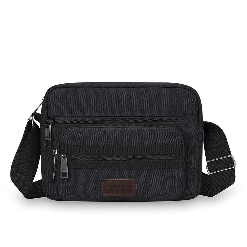 

Urban Leisure Single-shoulder Bag with Multiple Pockets and Large Capacity - Single-shoulder Crossbody Bag чорний