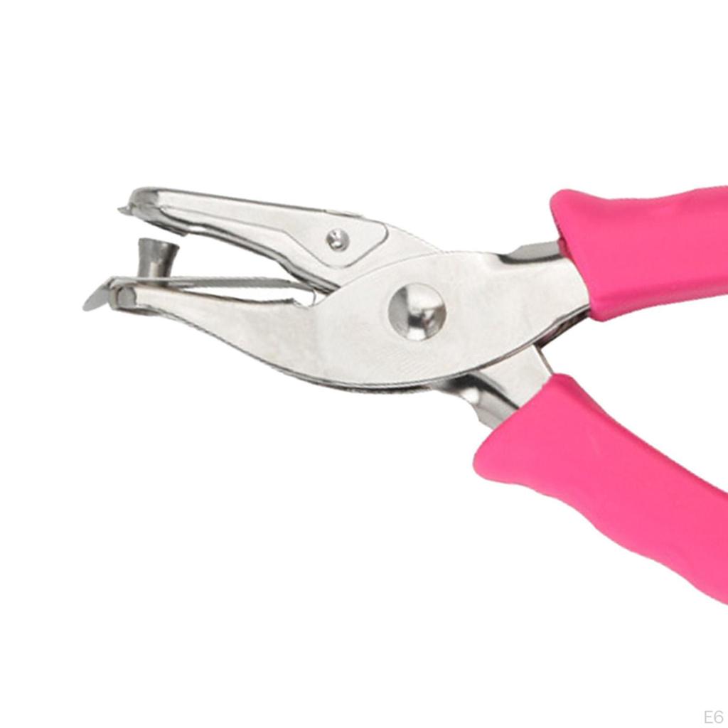 Paper Hole Punch, Hand Held Punch for Circle Holes, Heavy Duty Tool,