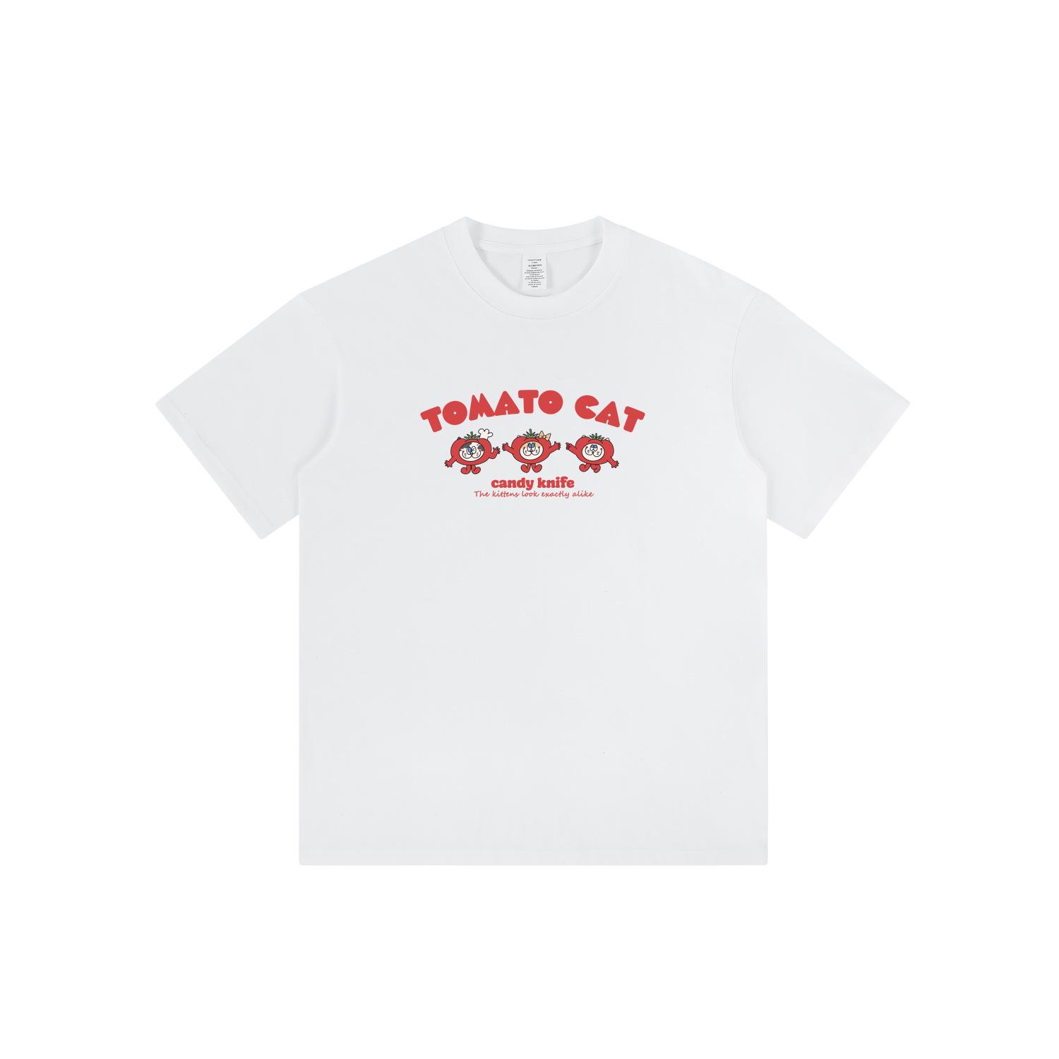 

Unisex Cartoon Print Loose Cotton T-shirt - Trendy Design XXXL