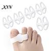 Toe Spacer for Bunions 1 Pair Separator Overlapping Toes, Soft SEBS Bunion Corrector, Alignment Device Double Ring Foot Hallux Valgus, Day Night
