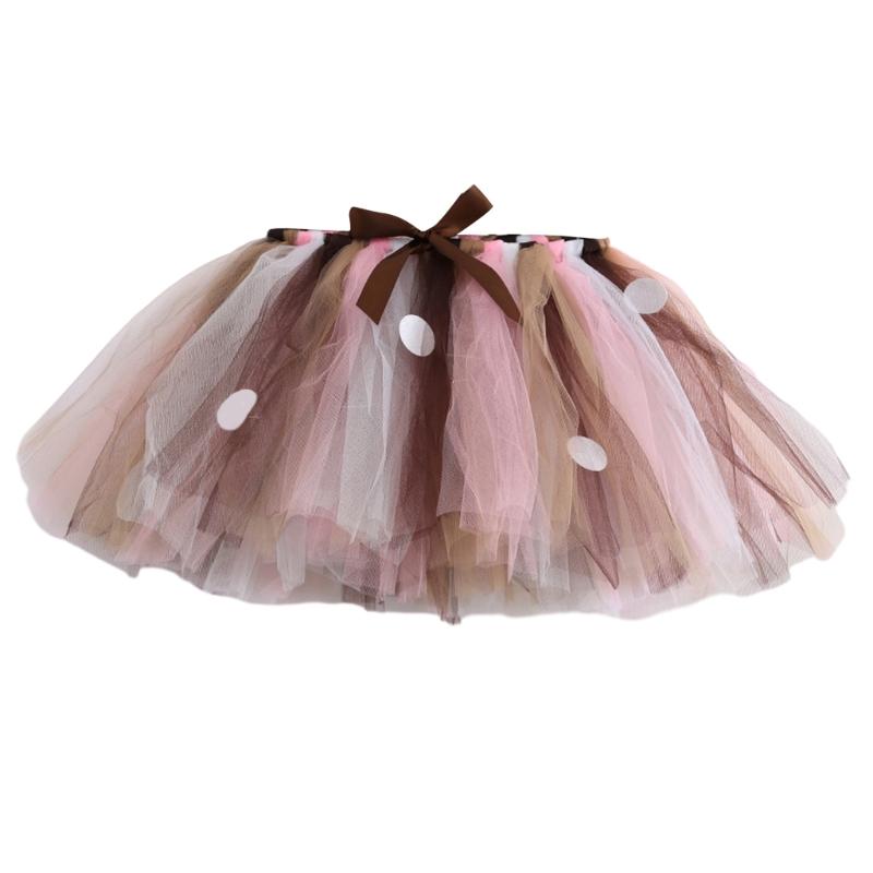 Kids Halloween Dressing up Costume Elk Dressing up Set Elk Ears Headband and Tutu Skirt for Kid Girl Halloween Party