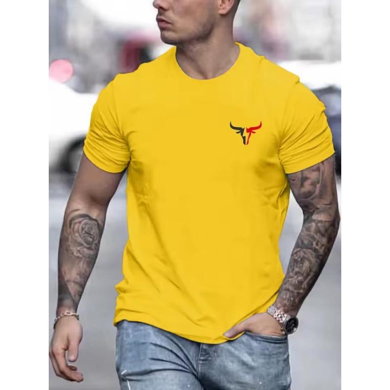 Men's Summer Casual Loose 3D Printed Round Neck Short Sleeved Men's Oversized 6XL T-shirt Top
