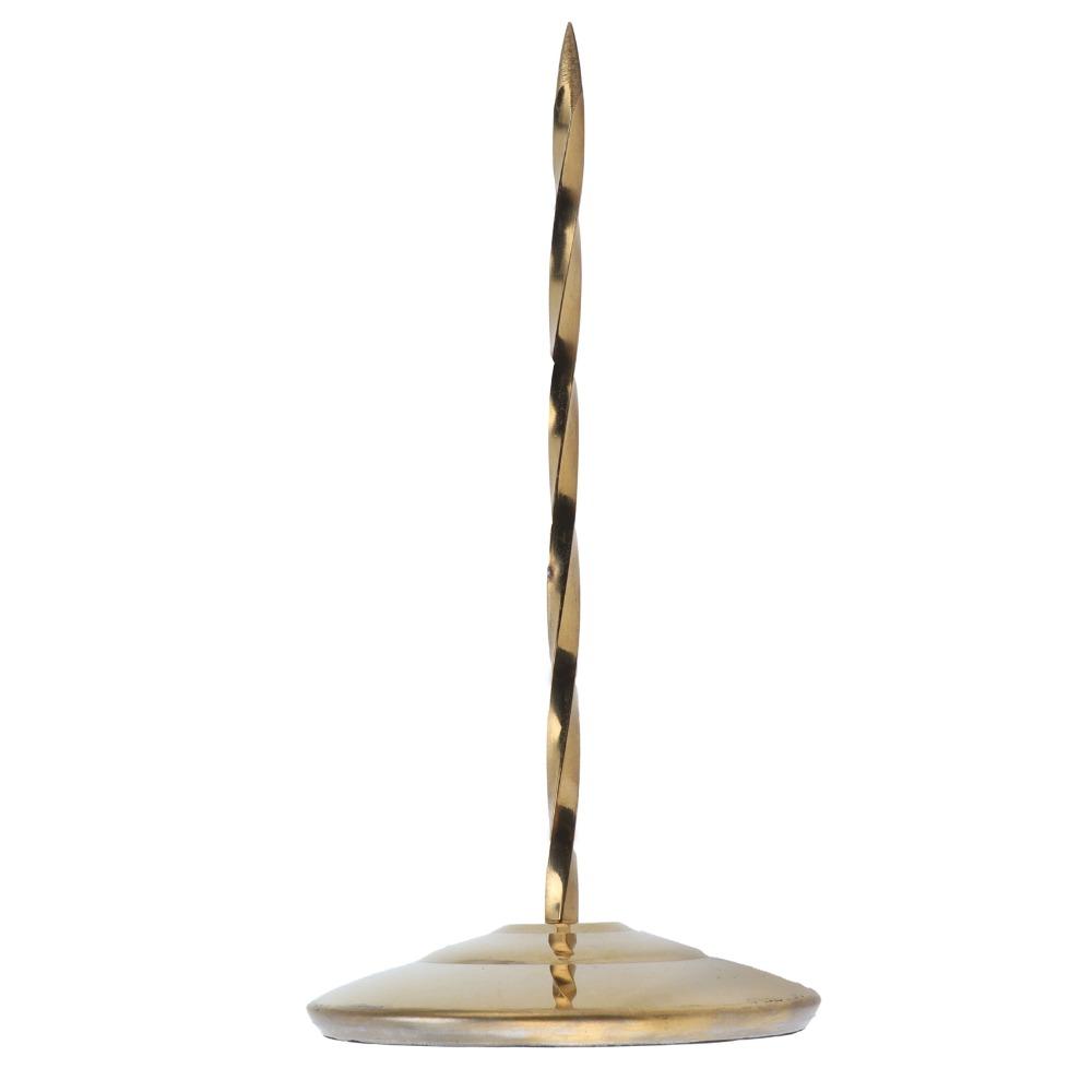 Golden Silver Receipt Spike Holder Round Bottom Check Spindle Restaurant Bar Kitchen Office Hotel