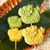 Hand Pressed Mooncakes Mold Dragon Boats Green Bean Cake Mould Dessert Molds Ice Skin Pastries Moulds for Baking Lover
