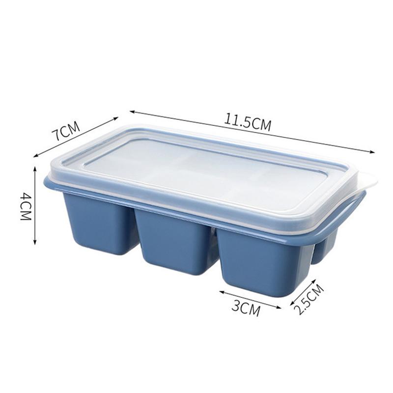 Mini 6 Grids Soft Silicone Ice Cube Tray Ice Mold Ice Cream Maker Summer Party Homemade Cold Drink Diy Tools