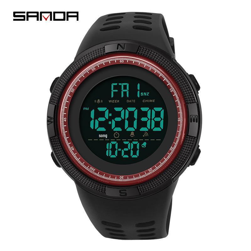 Sanda Ceas Sport Multifuncțional Luminos Impermeabil pentru Bărbați