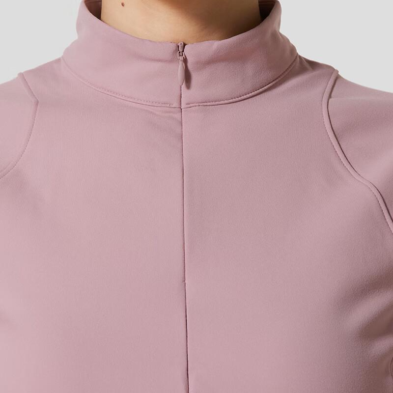 Under Armour Soft And Breathable Stand Collar Long Sleeve T-Shirt Women tops 6010110-673