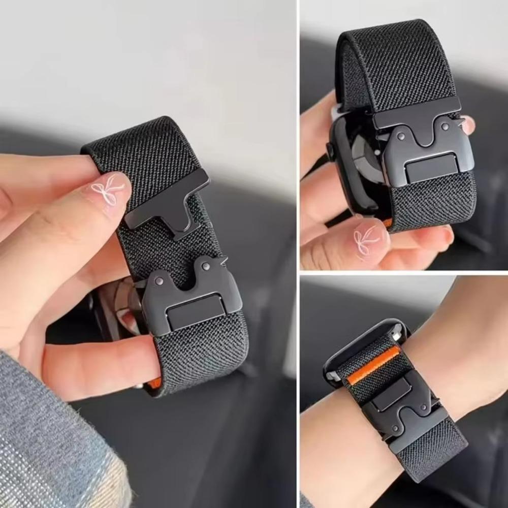 Nylon Strap for Apple Watch Band Ultra 3 2 49mm 46mm 42mm 45mm 41 44mm 40mm Parachute Bracelet iWatch Series 11 10 9 8 7 6 5 SE3