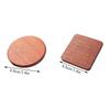 1PC Wooden Coaster Tea Coffee Cup Pad Walnut Durable Heat Resistant Round Bowl Teapot Mat Home Wood Placemats Decor Coasters