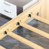 8 pezzi Connettori per Letto Staffe Metalliche per Mobili Morsetti per Telaio del Letto set per Supporto Stabile del Telaio del Letto e Protezioni Anticorrosione