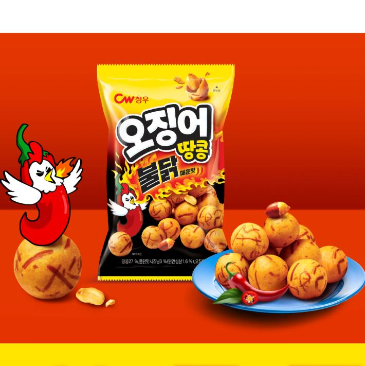 Squid & Peanut Buldak Spicy Snack 90g