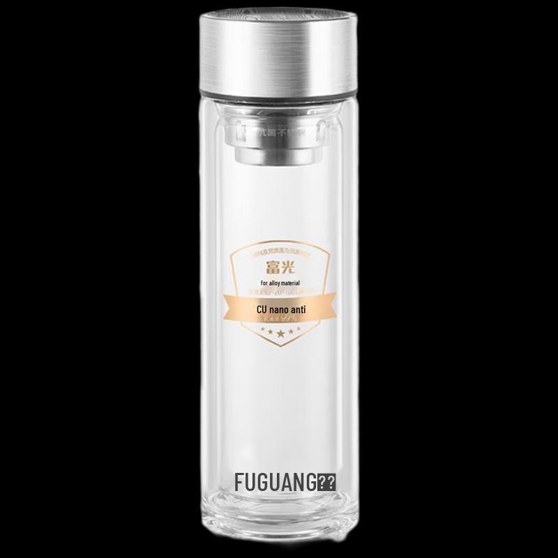 Fuguang Jiayi Antibacterial Double-Layer Glass Cup