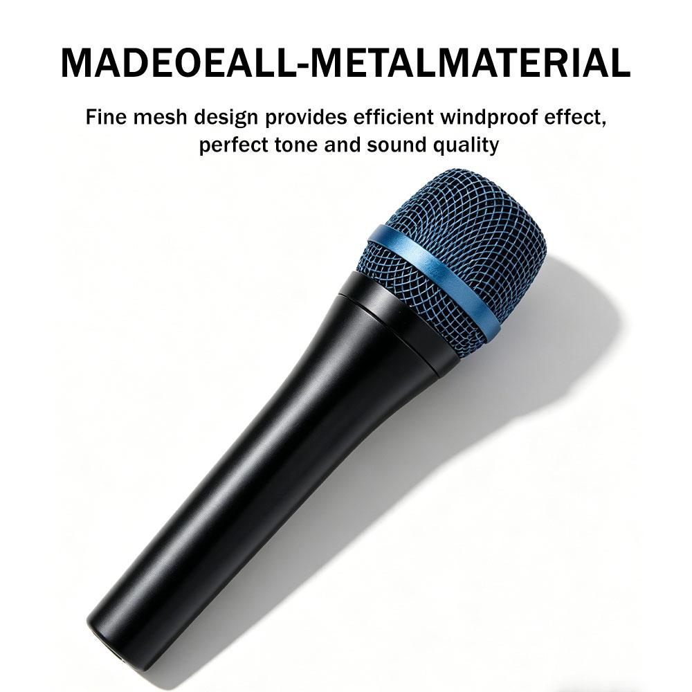 Handheld Dynamic Noise Reduction Microphone E945 Heart-Shaped Directional High Fidelity Pickup Professional Microphone for Live Stage Singing Karaoke