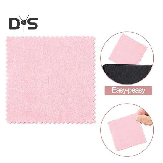 20 ks Čisticí hadřík na šperky 3" x 3" Malý lešticí hadřík na stříbro zlato platinu mince prsten náramek perly brýle hodinky