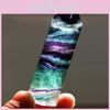 Einzigartiger Natürlicher Fluorit Quarz Kristall Stein Heilung Amethyst Sechseckiger Stab Spitze Für Spirituelles Wachstum
