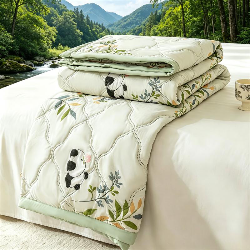Pătură Nouă cu Imprimeu Floral de Primăvară Vară Moale Confortabilă Matlasată Pături Simple Duble Pătură pentru Pat Plapumă Tricotată Subțire