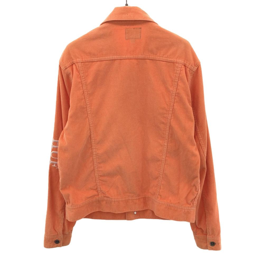 HUF Embroidery Corduroy Jacket M Orange Men's Used
