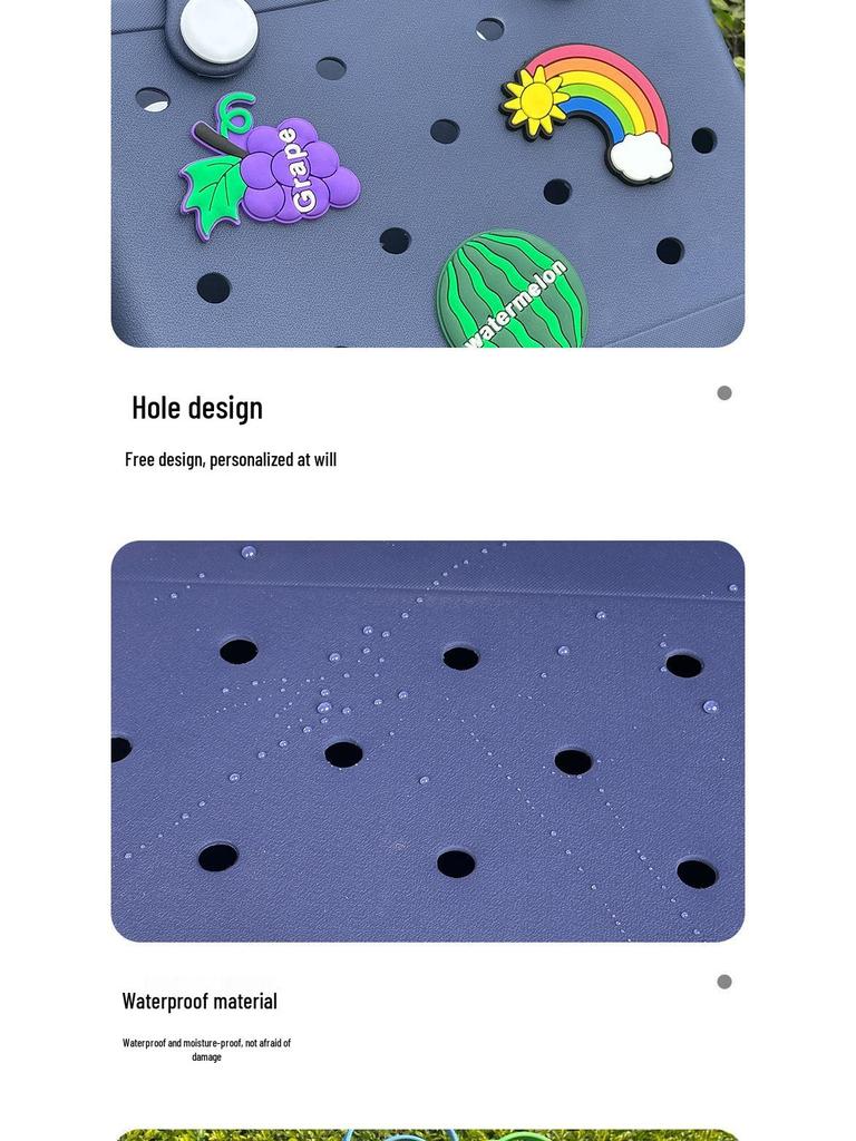 Expandable EVA Beach Pool Handbag: Fashionable, Solid Color, and Customizable