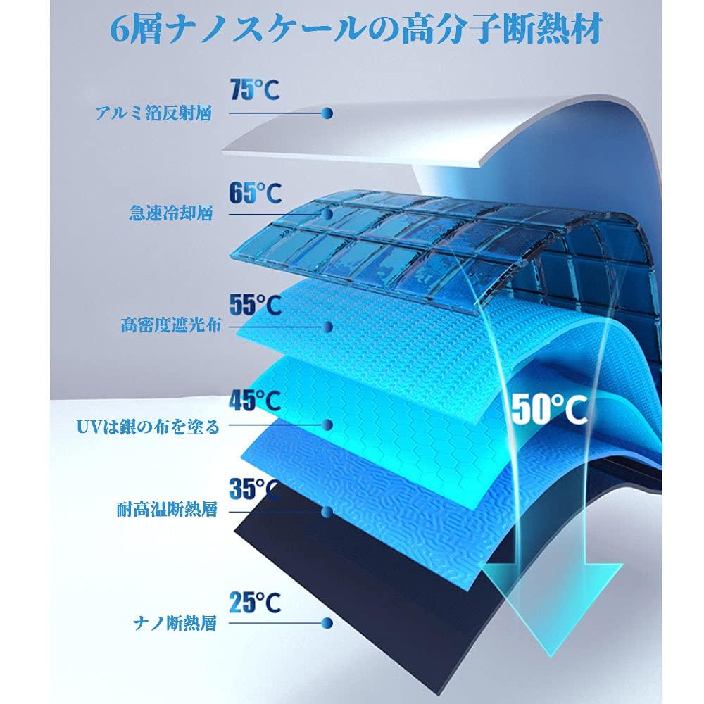 2021 Rifoda Toyota 70 Windshield Sunshade Umbrella with Rotating Foldable Windshield UV Custom Interior Easy Installation Alphard/Vellfire (30 Series,