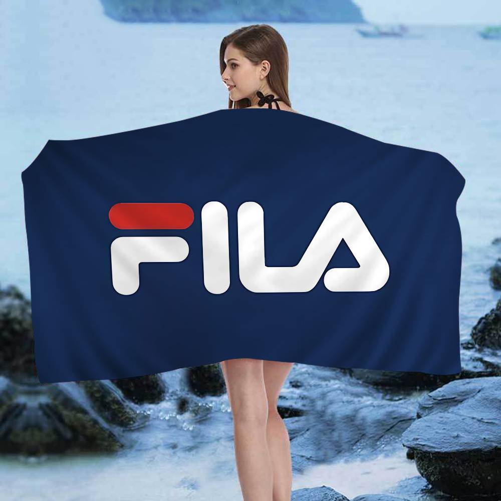 Fashion trend Brand F-FILA-A Logo Microfiber Beach Towel Absorbent Quick dry Soft Yoga Swimming Resort Mountain Climbing Towel