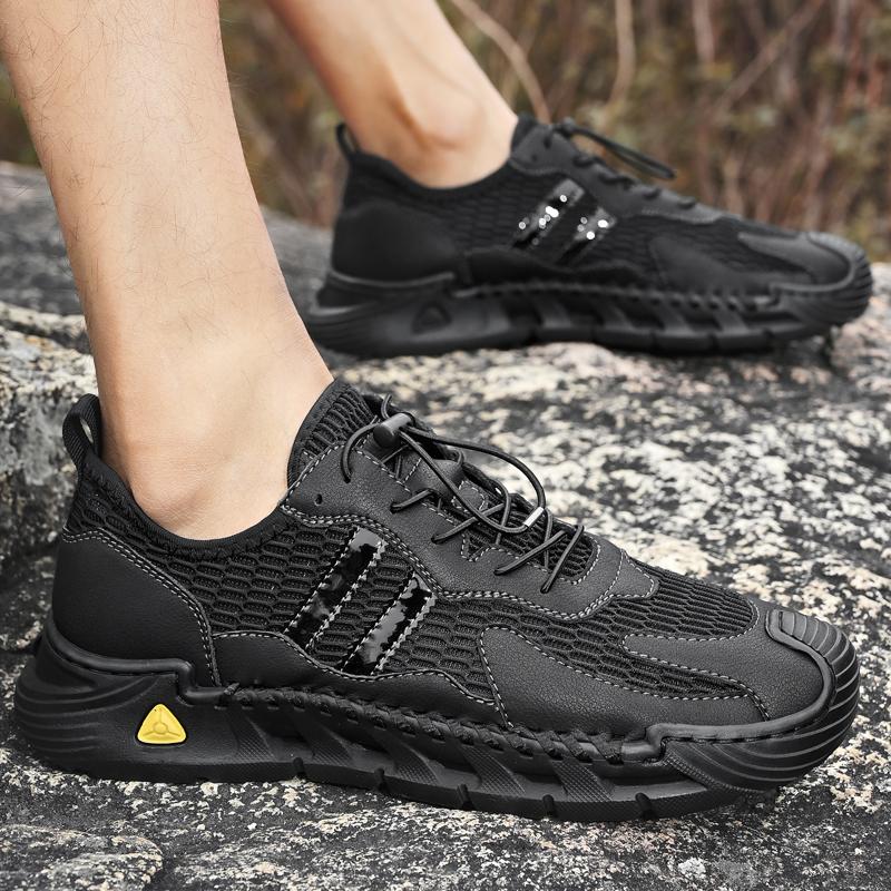 38-46 Summer Men's Large-size Breathable and Comfortable Outdoor Walking Casual Shoes Hiking Sneakers