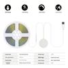 USB 5V Wood Panel COB Touch Light Strip - Flexible, Single Color, Dimmable, DIY Atmosphere Lighting