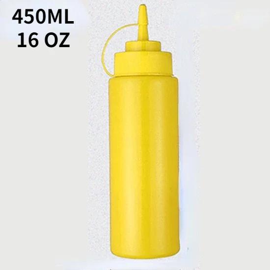 Butelki do wyciskania na przyprawy 250ML/360ML/450ML/650ML/800ML na keczup, musztardę, majonez, ostre sosy, butelki na oliwę z oliwek, gadżet kuchenny